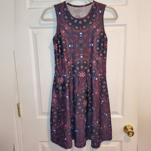 Mighty Fine Marvel‎ Comics Captain America Sleeveless Skater Dress Size Small